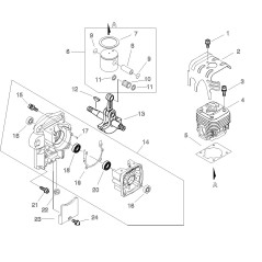 ORIGINAL ECHO CRANKSHAFT ECRA011000530 | NewgardenParts.com