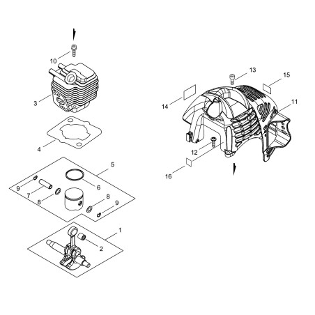 ORIGINAL ECHO CRANKSHAFT ECRA011001410 | NewgardenParts.com