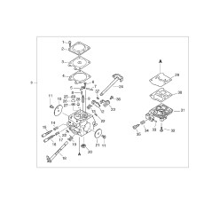 ORIGINAL ECHO WT-575 ECRA021000100 CARBURETOR | NewgardenParts.com