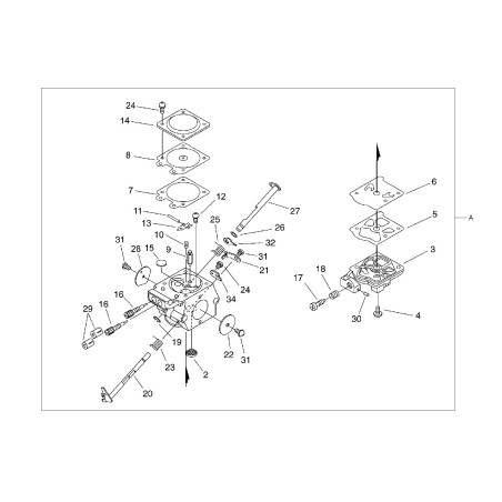 ORIGINAL ECHO COMPLETE CARBURETOR ECRA021001471 | NewgardenParts.com