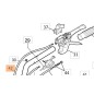 Cavo trasmissione manubrio trinciasamenti ORIGINALE OLEOMAC 68240091R