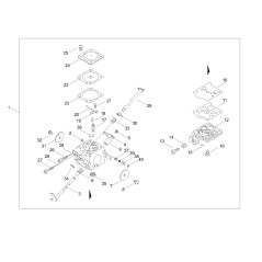 CARBURADOR ORIGINAL ECHO C1Q-2690 ECRA021004400 | NewgardenParts.com