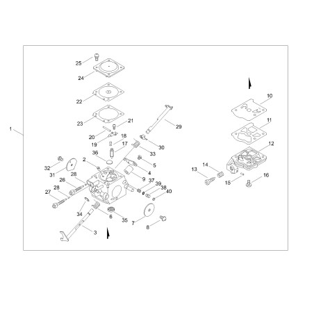 ORIGINAL ECHO CARBURETOR C1Q-2690 ECRA021004400 | NewgardenParts.com