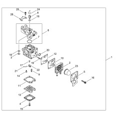 ORIGINAL ECHO CARBURETOR FOR SRM3020T/T302TS ECRA021004831 | NewgardenParts.com