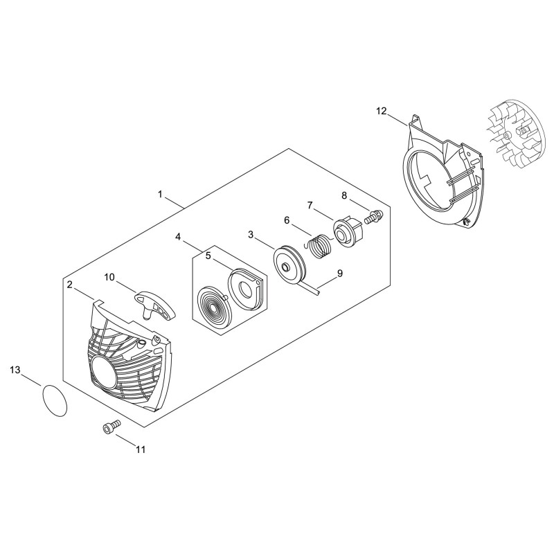 COMPLETE STARTER FOR CS370/CS420ES ECRA051000982 ORIGINAL ECHO