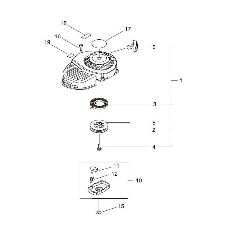 ORIGINAL ECHO COMPLETE STARTER ECRA051002590