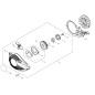 AVVIAMENTO X CS2511TES/WES ECRA051003132 ORIGINALE ECHO