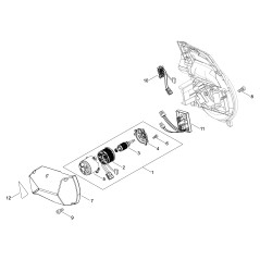 COMPLETE ENGINE FOR DPB600 ECRA054000270 ORIGINAL ECHO | NewgardenParts.com