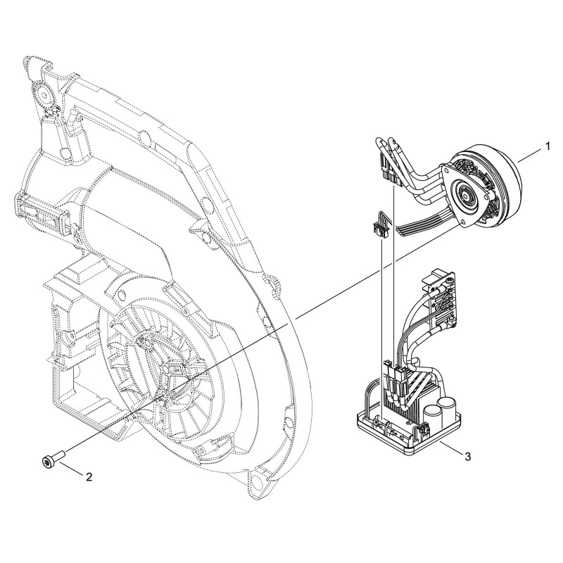ORIGINAL ECHO MOTOR FÜR DPB-2600 ECRA054000360
