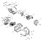 COMPLETE ENGINE FOR DHCA-2600ES ECRA054000420 ORIGINAL ECHO