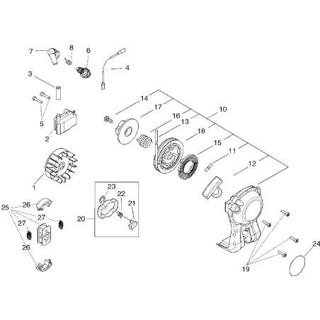 ORIGINAL ECHO COMPLETE CLUTCH ECRA056000230 | NewgardenParts.com