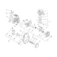 ZYLINDER *T.I.04-249 ECRA130000540 ORIGINAL ECHO