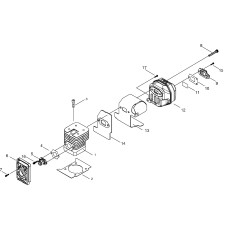 ORIGINAL ECHO CYLINDER FOR SRM420ES/L/LW/SDKT410TS ECRA130002070 | NewgardenParts.com
