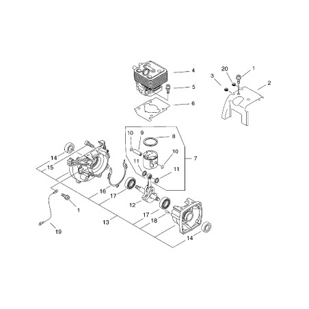 ORIGINAL ECHO CYLINDER PROTECTION ECRA160000771 | NewgardenParts.com