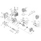CUBIERTA ORIGINAL DEL VENTILADOR ECHO ECRA172000150