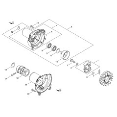 ORIGINAL ECHO ECRA172003281 FAN COVER | NewgardenParts.com