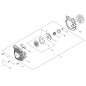 CARTER VENTOLA ECRA172003620 ORIGINALE ECHO