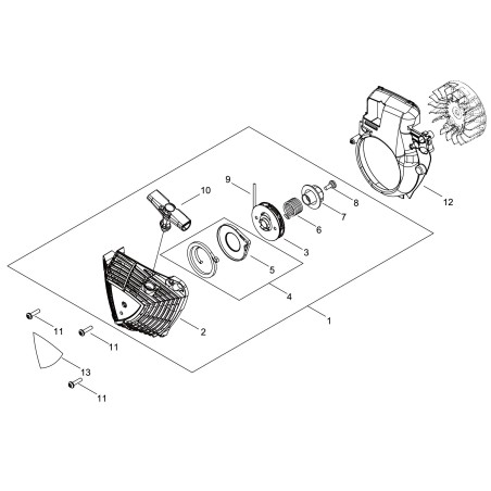 ORIGINAL ECHO ECRA172003780 FAN COVER | NewgardenParts.com