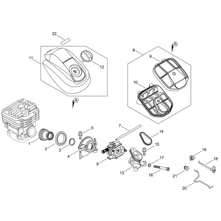 AISLADOR DE ECO ORIGINAL ECRA200001050 | NewgardenParts.com