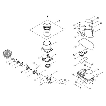ORIGINAL ECHO INTAKE MANIFOLD ECRA202000280 | NewgardenParts.com
