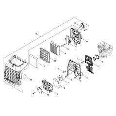 COLLETTORE ASPIRAZIONE ECRA202000300 ORIGINALE ECHO