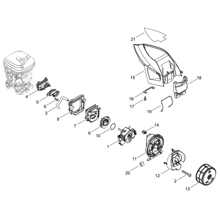 ORIGINAL ECHO INTAKE MANIFOLD ECRA202000380 | NewgardenParts.com