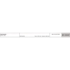 Cavo trazione DAYEE motozappa DY GT - 02 A cavo 1313mm guaina 1163mm | NewgardenParts.com