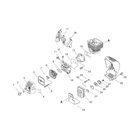 ORIGINAL ECHO AIR FILTER COVER ECRA232000340 | NewgardenParts.com