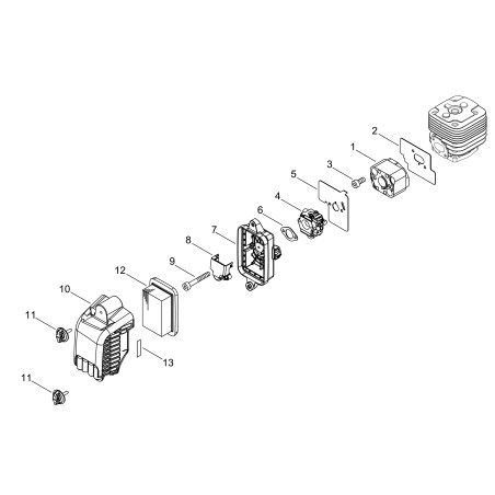 ORIGINAL ECHO AIR FILTER COVER ECRA232001780 | NewgardenParts.com
