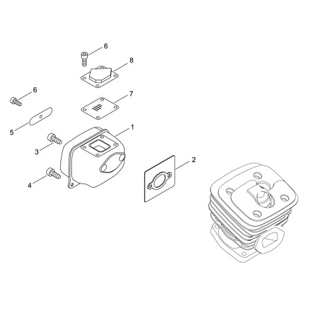 ORIGINAL ECHO ECRA300001811 SCHALLDÄMPFER | NewgardenParts.com