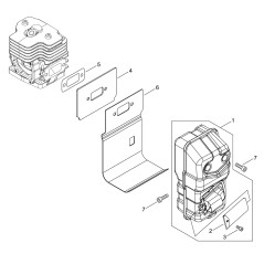 ORIGINAL ECHO ECRA310000540 AUSPUFFSCHUTZHÜLLE