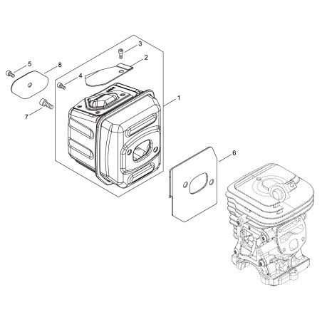 ORIGINAL ECHO ECRA310000600 MUFFLER SCREEN | NewgardenParts.com
