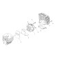 COPRI MARMITTA -ARANCIO-*T.I.17-616 ECRA320001100 ORIGINALE ECHO