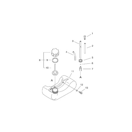 ORIGINAL ECHO ECRA350000480 MISCHBEHÄLTER | NewgardenParts.com