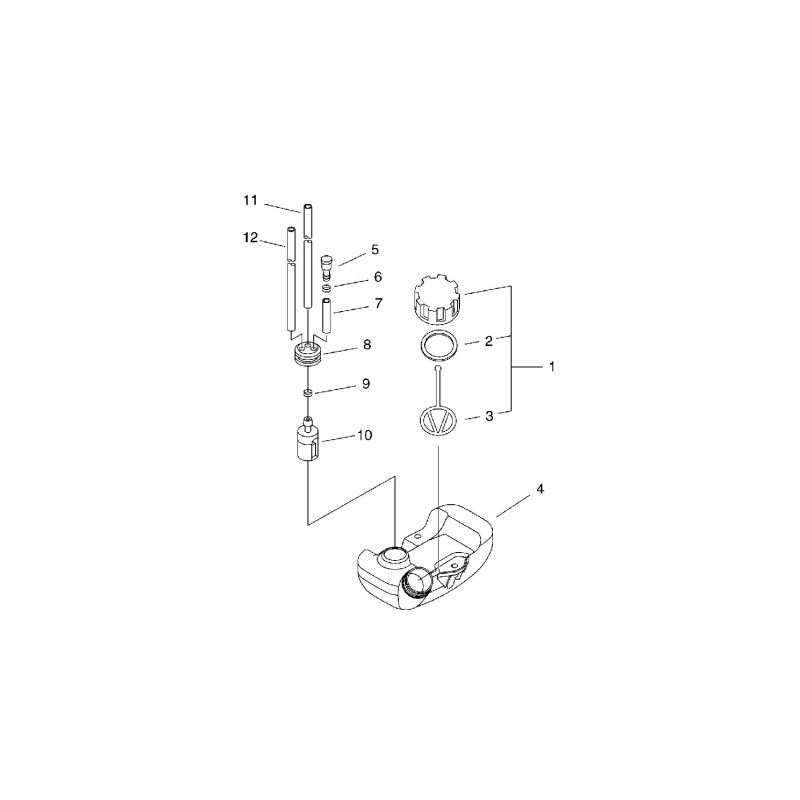 ORIGINAL ECHO ECRA350000500 MISCHBEHÄLTER