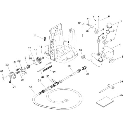 ORIGINAL ECHO MIXTURE TANK ECRA350001822 | NewgardenParts.com