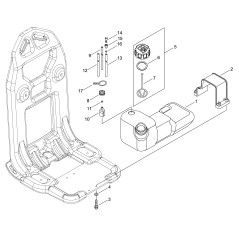 ORIGINAL ECHO MIXTURE TANK ECRA350002150 | NewgardenParts.com