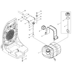 MISCHBEHÄLTER *T.I.26-782 ECRA350002690 ORIGINAL ECHO | NewgardenParts.com