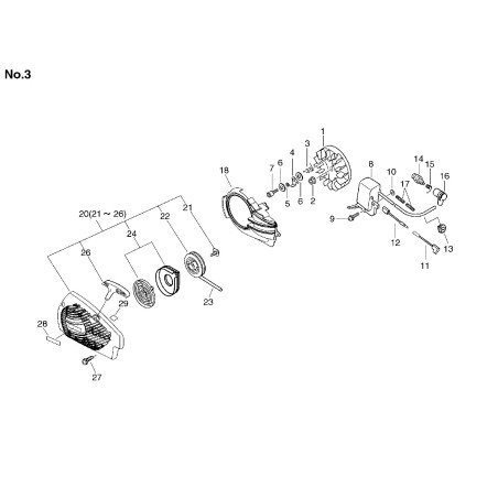 ORIGINAL ECHO ECRA409000170 FLYWHEEL | NewgardenParts.com