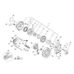 VOLANO ECRA409000180 ORIGINALE ECHO
