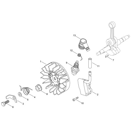 ORIGINAL ECHO FLYWHEEL ECRA409000901 | NewgardenParts.com