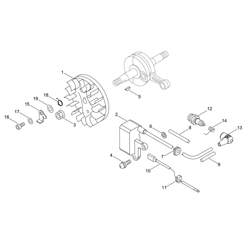 ORIGINAL ECHO ECRA409001130 FLYWHEEL