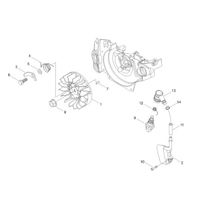 ORIGINAL ECHO FLYWHEEL ECRA409001151 | NewgardenParts.com