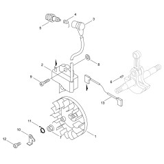 ORIGINAL ECHO ECRA409001180 SCHWUNGRAD | NewgardenParts.com