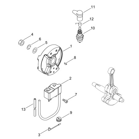 ORIGINAL ECHO SCHWUNGRAD *T.I.15-561 ECRA409001270 | NewgardenParts.com
