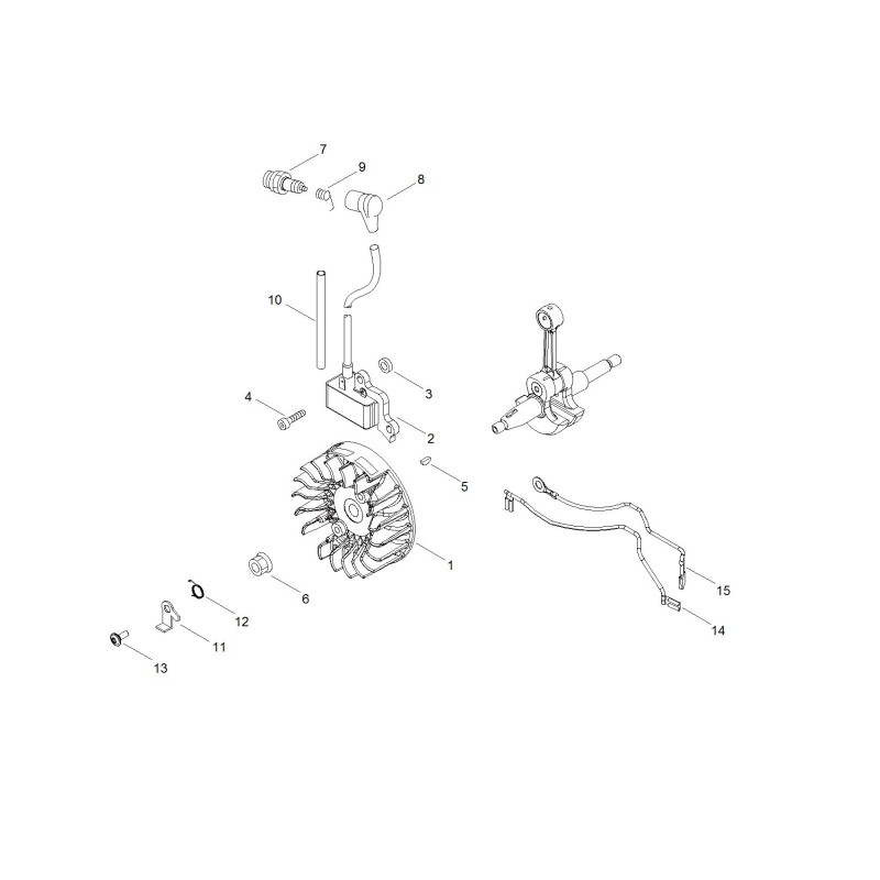 ORIGINAL ECHO SCHWUNGRAD ECRA409001330