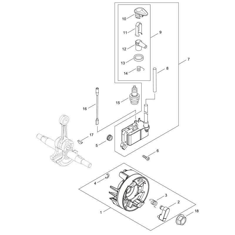 ORIGINAL ECHO ECRA409001370 SCHWUNGRAD