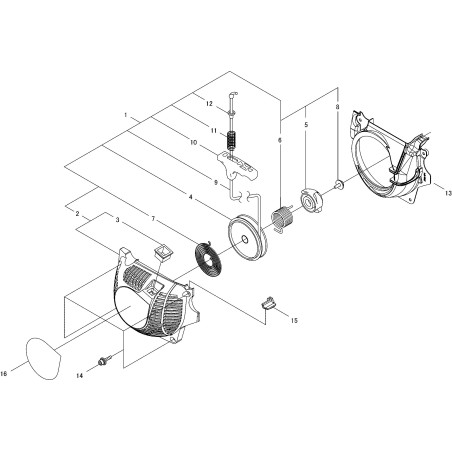 Anlasserriemenscheibe *T.I.15-570 ECRA506000390 ORIGINAL ECHO | NewgardenParts.com