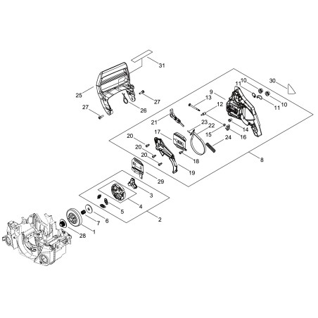 ORIGINAL ECHO CLUTCH BELL .325 ECRA556000481 | NewgardenParts.com