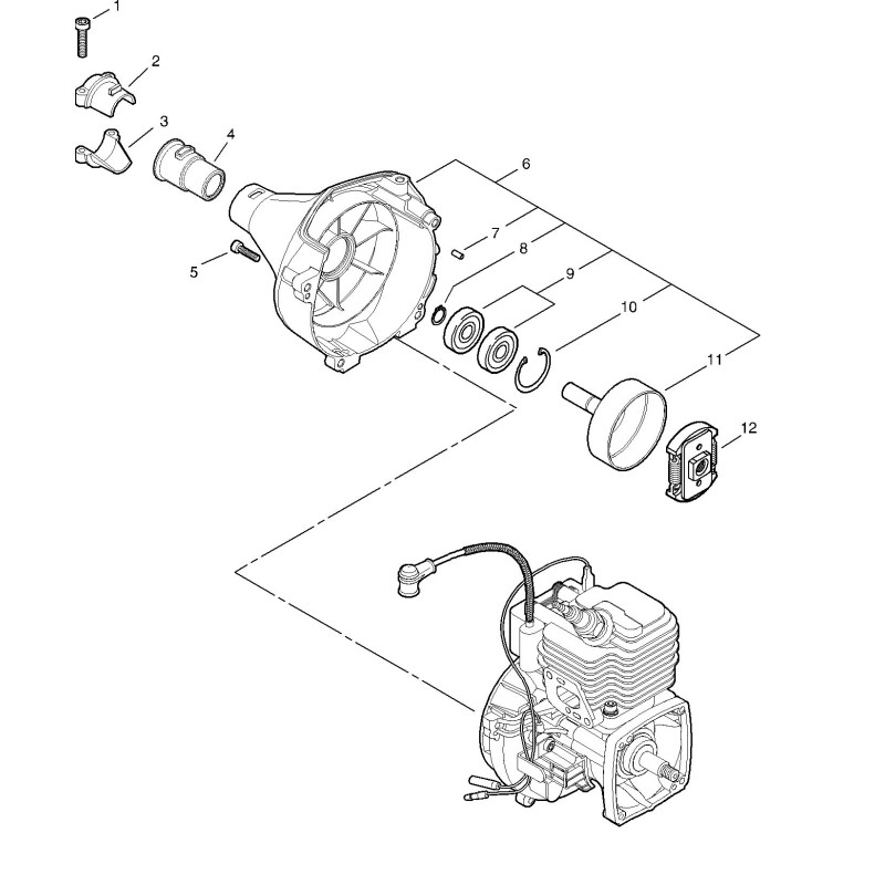 ORIGINAL ECHO CLUTCH DRUM ECRA556000590